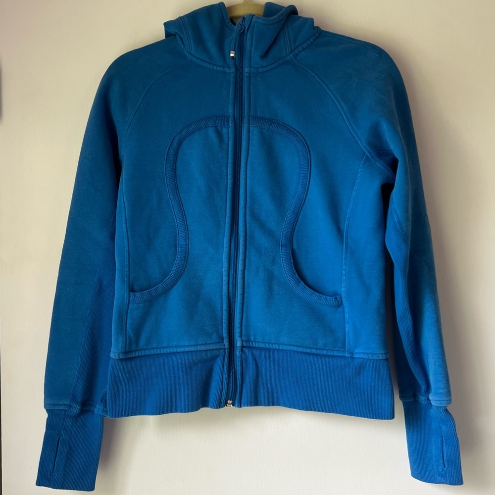 Lululemon Scuba Hoodie II, women’s size 6, BLUE - Picture 2 of 10